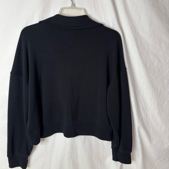 Danskin women’s sweatshirt sizeL vneck collared long sleeve soft - Picture 3 of 8